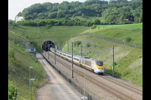 The first-generation Eurostar trainsets were built to a restricted UK loading gauge.